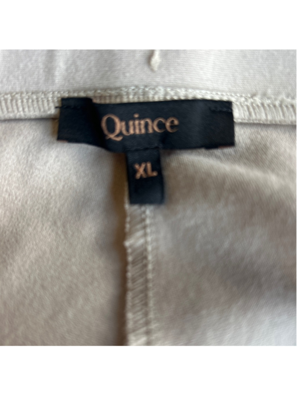 Women's Quince Ecru Ponce Straight Leg Pants M - Picture 14 of 16